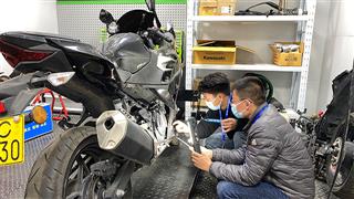 川崎忍者400車損司法鑒定